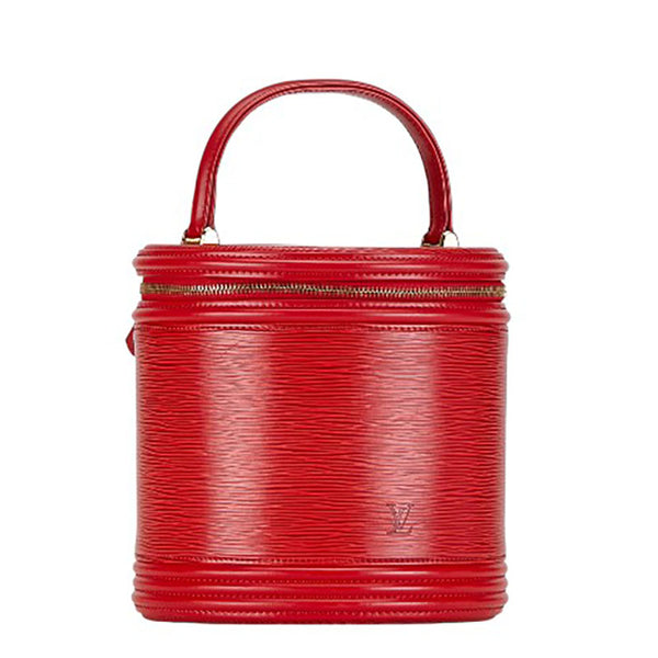 ルイ ヴィトン エピ カンヌ ハンドバッグ バニティバッグ M48037 カスティリアンレッド レザー レディース LOUIS VUITTON 【中古】