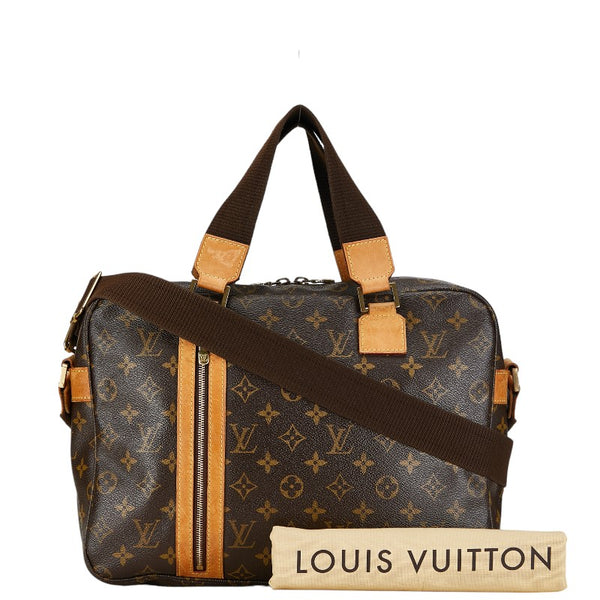 ルイ ヴィトン モノグラム サックボスフォール ハンドバッグ ショルダーバッグ M40043 ブラウン PVC レザー レディース LOUIS VUITTON 【中古】