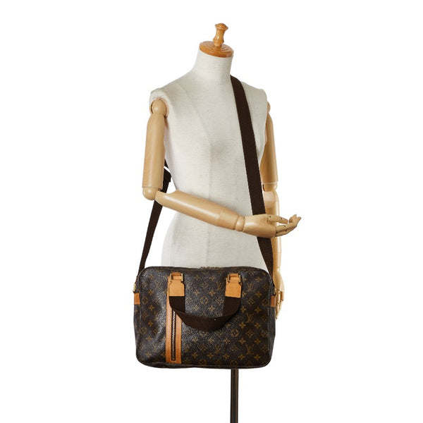 ルイ ヴィトン モノグラム サックボスフォール ハンドバッグ ショルダーバッグ M40043 ブラウン PVC レザー レディース LOUIS VUITTON 【中古】