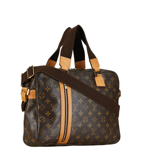 ルイ ヴィトン モノグラム サックボスフォール ハンドバッグ ショルダーバッグ M40043 ブラウン PVC レザー レディース LOUIS VUITTON 【中古】