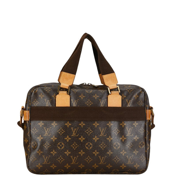 ルイ ヴィトン モノグラム サックボスフォール ハンドバッグ ショルダーバッグ M40043 ブラウン PVC レザー レディース LOUIS VUITTON 【中古】