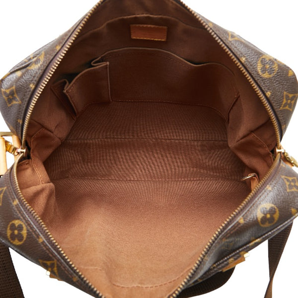 ルイ ヴィトン モノグラム サックボスフォール ハンドバッグ ショルダーバッグ M40043 ブラウン PVC レザー レディース LOUIS VUITTON 【中古】