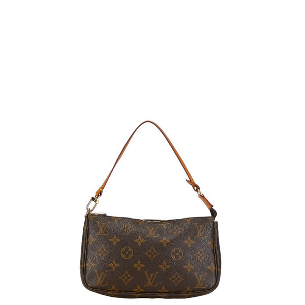 ルイ ヴィトン モノグラム ポシェット アクセソワール ハンドバッグ M51980 ブラウン PVC レザー レディース LOUIS VUITTON 【中古】