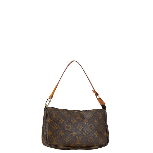 ルイ ヴィトン モノグラム ポシェット アクセソワール ハンドバッグ M51980 ブラウン PVC レザー レディース LOUIS VUITTON 【中古】