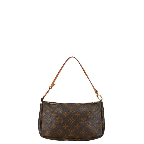 ルイ ヴィトン モノグラム ポシェット アクセソワール ハンドバッグ M51980 ブラウン PVC レザー レディース LOUIS VUITTON 【中古】