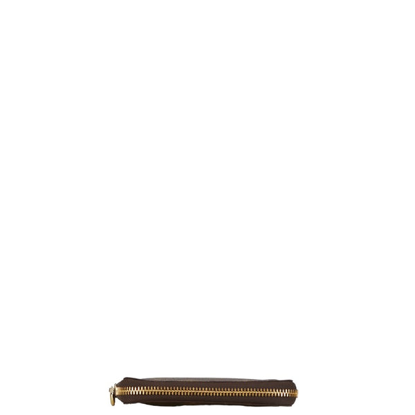 ルイ ヴィトン モノグラム オーガナイザー ドゥ ボワヤージュ トラベルケース ラウンドファスナー 長財布 M60120 ブラウン PVC レザー レディース LOUIS VUITTON 【中古】