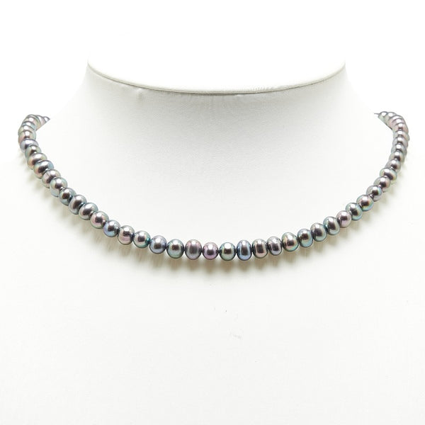 メッキ 淡水パール6～7mm ネックレス レディース 【中古】