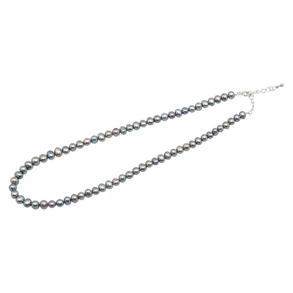 メッキ 淡水パール6～7mm ネックレス レディース 【中古】