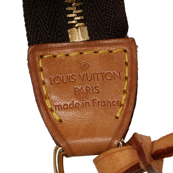 ルイ ヴィトン モノグラム ポシェット アクセソワール ポーチ M51980 ブラウン PVC レザー レディース LOUIS VUITTON 【中古】