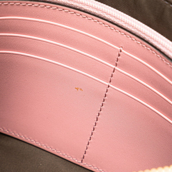 グッチ グッチシマ シグネチャー リストウォレット チェーン ショルダーバッグ  428449 ピンク ゴールド PVC レザー レディース GUCCI 【中古】