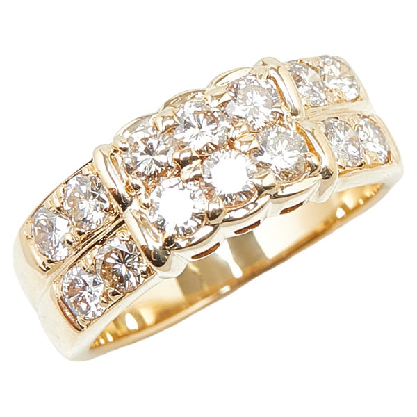 ノーブランド K18YG イエローゴールド ダイヤ1.15ct リング 指輪 #50 レディース no brand 10.5号 【中古】
