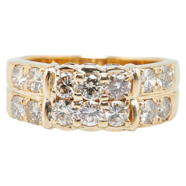 ノーブランド K18YG イエローゴールド ダイヤ1.15ct リング 指輪 #50 レディース no brand 10.5号 【中古】