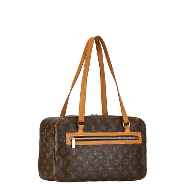 ルイ ヴィトン モノグラム シテGM ショルダーバッグ ハンドバッグ M51181 ブラウン PVC レザー レディース LOUIS VUITTON 【中古】