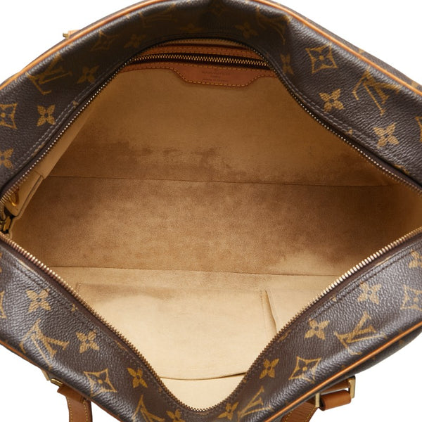 ルイ ヴィトン モノグラム シテGM ショルダーバッグ ハンドバッグ M51181 ブラウン PVC レザー レディース LOUIS VUITTON 【中古】