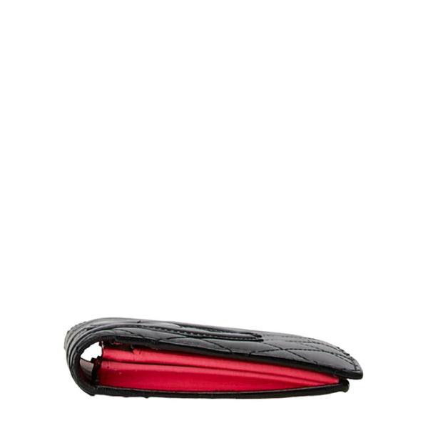 シャネル マトラッセ カンボンライン ココマーク 長財布 二つ折り財布 ブラック ラムスキン レディース CHANEL 【中古】