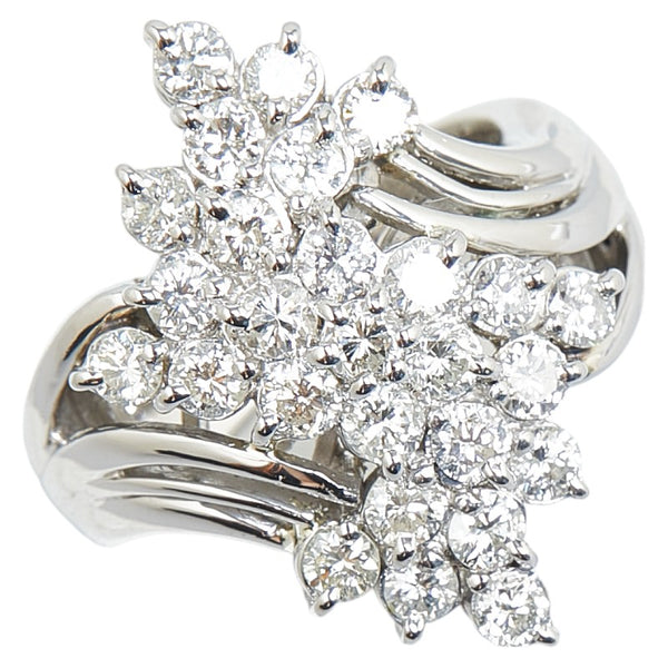 Pt900 プラチナ ダイヤ1.55ct リング 指輪 #52 レディース 12号 【中古】