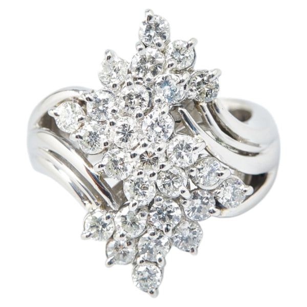 Pt900 プラチナ ダイヤ1.55ct リング 指輪 #52 レディース 12号 【中古】