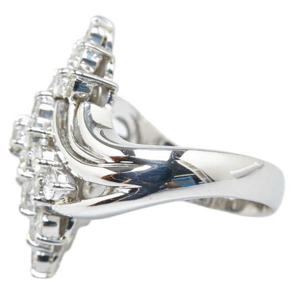 Pt900 プラチナ ダイヤ1.55ct リング 指輪 #52 レディース 12号 【中古】