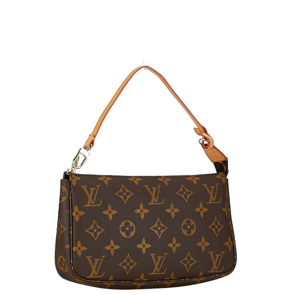 ルイ ヴィトン モノグラム ポシェット アクセソワール ショルダーバッグ M51980 ブラウン PVC レザー レディース LOUIS VUITTON 【中古】