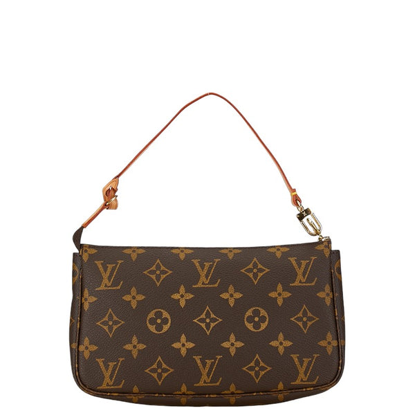 ルイ ヴィトン モノグラム ポシェット アクセソワール ショルダーバッグ M51980 ブラウン PVC レザー レディース LOUIS VUITTON 【中古】