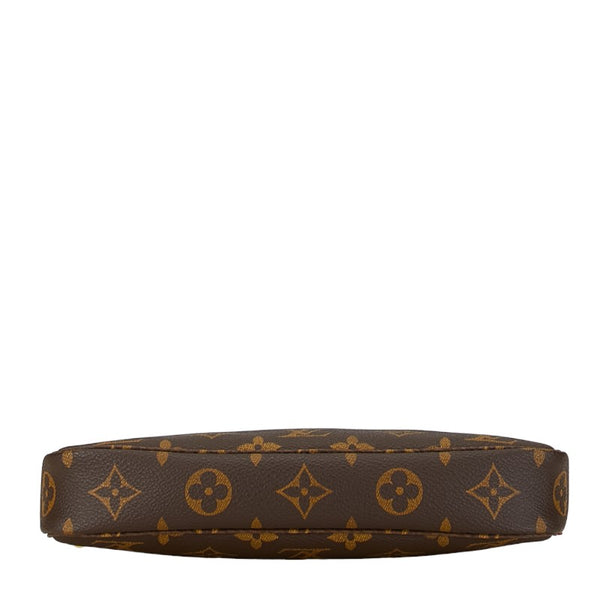 ルイ ヴィトン モノグラム ポシェット アクセソワール ショルダーバッグ M51980 ブラウン PVC レザー レディース LOUIS VUITTON 【中古】