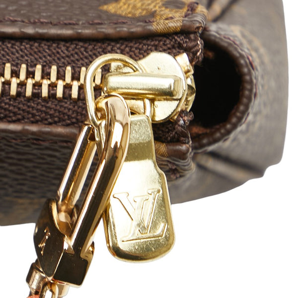 ルイ ヴィトン モノグラム ポシェット アクセソワール ショルダーバッグ M51980 ブラウン PVC レザー レディース LOUIS VUITTON 【中古】