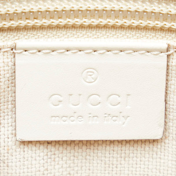 グッチ フローラ プリント ハンドバッグ ショルダーバッグ 2WAY 353440 アイボリー ホワイト マルチカラー キャンバス レザー レディース GUCCI 【中古】