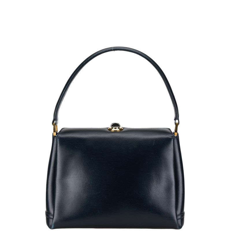 グッチ オールドグッチ ワンショルダーバッグ ハンドバッグ ブラック レザー レディース GUCCI 【中古】