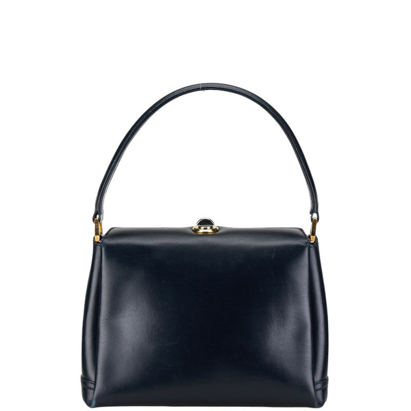 グッチ オールドグッチ ワンショルダーバッグ ハンドバッグ ブラック レザー レディース GUCCI 【中古】