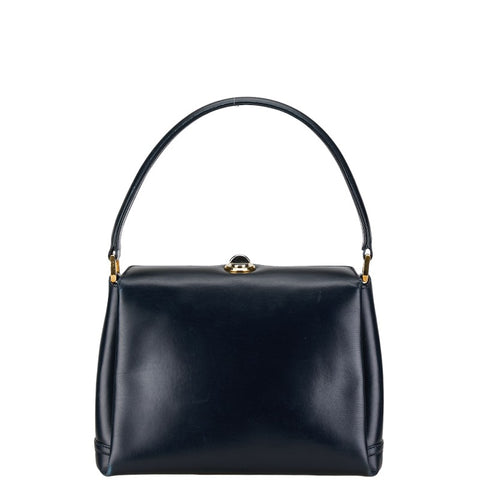 グッチ オールドグッチ ワンショルダーバッグ ハンドバッグ ブラック レザー レディース GUCCI 【中古】