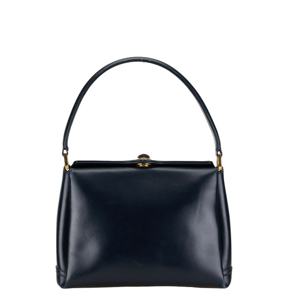 グッチ オールドグッチ ワンショルダーバッグ ハンドバッグ ブラック レザー レディース GUCCI 【中古】