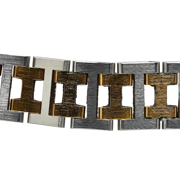 エルメス クロアジュール 腕時計 CR1.240 クオーツ ホワイト文字盤 ステンレススチール メッキ レディース HERMES 【中古】