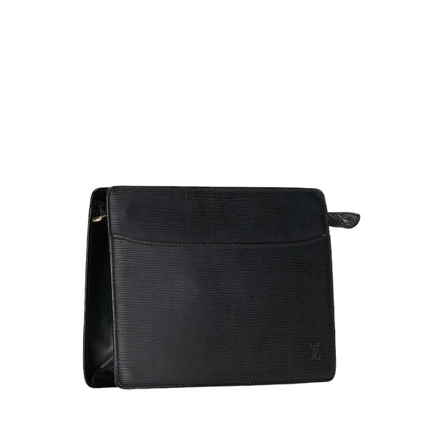 ルイ ヴィトン エピ ポシェット オム セカンドバッグ クラッチバッグ M52522 ノワール ブラック レザー レディース LOUIS VUITTON 【中古】