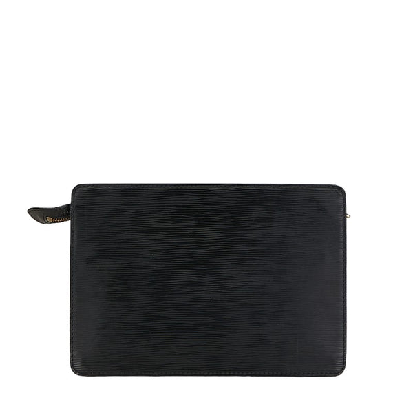 ルイ ヴィトン エピ ポシェット オム セカンドバッグ クラッチバッグ M52522 ノワール ブラック レザー レディース LOUIS VUITTON 【中古】