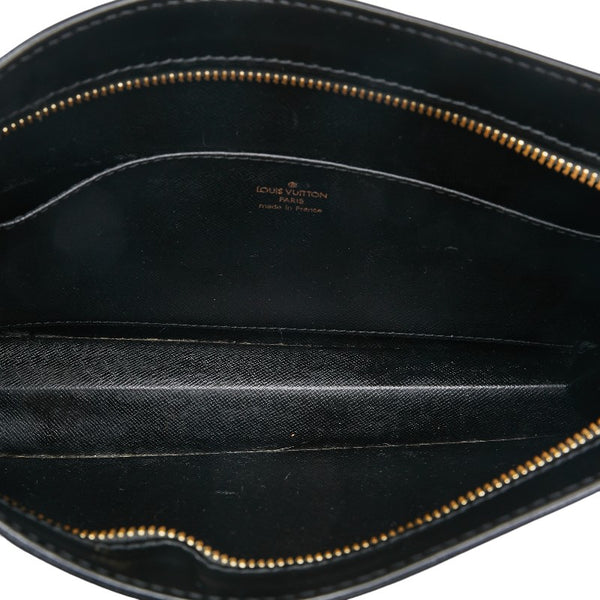 ルイ ヴィトン エピ ポシェット オム セカンドバッグ クラッチバッグ M52522 ノワール ブラック レザー レディース LOUIS VUITTON 【中古】
