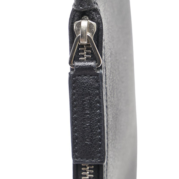 サンローラン サックショッピング フリンジ トートバッグ ブラック レザー レディース SAINT LAURENT 【中古】