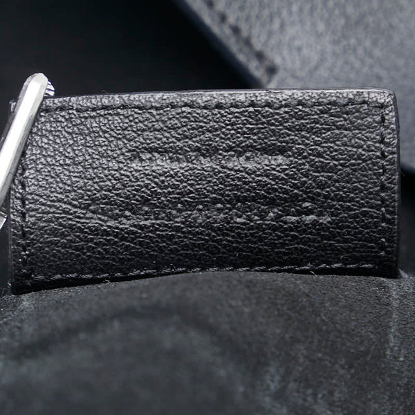 サンローラン サックショッピング フリンジ トートバッグ ブラック レザー レディース SAINT LAURENT 【中古】