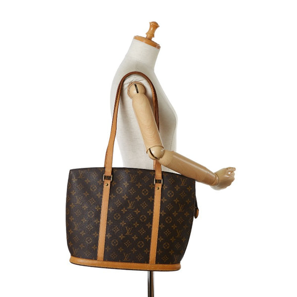 ルイ ヴィトン モノグラム バビロン トートバッグ ハンドバッグ M51102 ブラウン PVC レザー レディース LOUIS VUITTON 【中古】