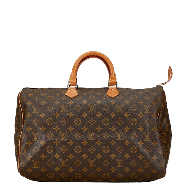 ルイ ヴィトン モノグラム スピーディ40 ハンドバッグ ボストンバッグ  M41522 ブラウン PVC レザー レディース LOUIS VUITTON 【中古】