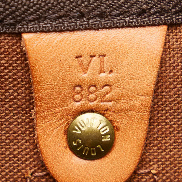 ルイ ヴィトン モノグラム スピーディ40 ハンドバッグ ボストンバッグ  M41522 ブラウン PVC レザー レディース LOUIS VUITTON 【中古】