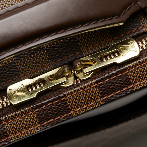 ルイ ヴィトン ダミエ ポルトオルディナトゥール サバナ ビジネスバッグ N53355 ブラウン PVC レザー レディース LOUIS VUITTON 【中古】