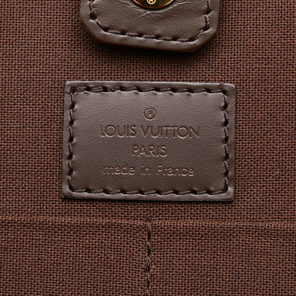 ルイ ヴィトン ダミエ ポルトオルディナトゥール サバナ ビジネスバッグ N53355 ブラウン PVC レザー レディース LOUIS VUITTON 【中古】