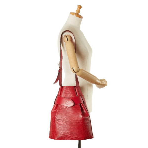 ルイ ヴィトン エピ サックデポールGM ショルダーバッグ M80197 カスティリアンレッド レザー レディース LOUIS VUITTON 【中古】