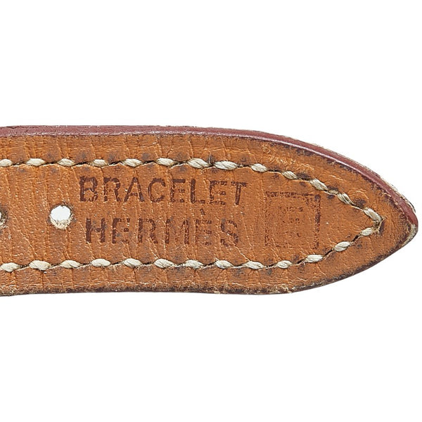 エルメス ノマードコンパス 腕時計 NO1.210 クオーツ ホワイト文字盤 ステンレススチール レザー メンズ HERMES 【中古】