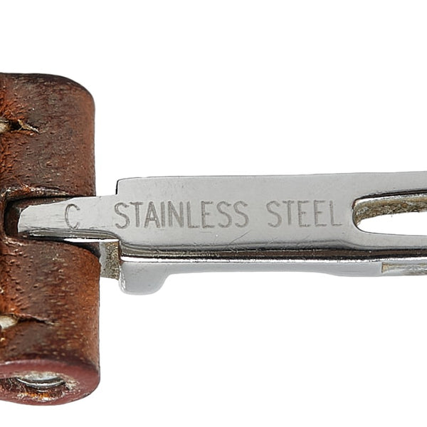 エルメス ノマードコンパス 腕時計 NO1.210 クオーツ ホワイト文字盤 ステンレススチール レザー メンズ HERMES 【中古】