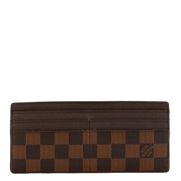 ルイ ヴィトン ダミエ ポルトフォイユ ロン モデュラブル 付属 カードケース ブラウン PVC レザー レディース LOUIS VUITTON 【中古】