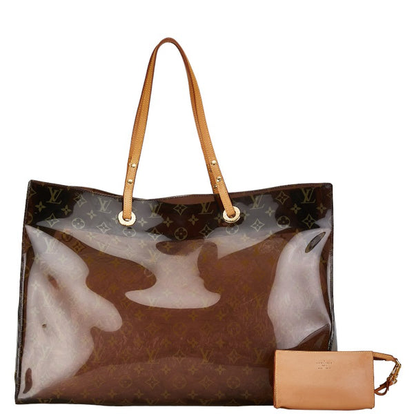ルイ ヴィトン モノグラム カバ クルーズ トートバッグ ハンドバッグ M50500 ブラウン PVC レザー レディース LOUIS VUITTON 【中古】