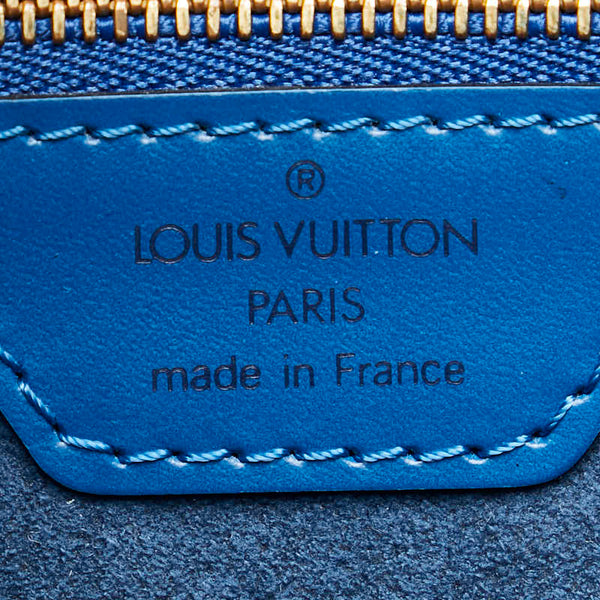 ルイ ヴィトン エピ リュサック トートバッグ ハンドバッグ M52285 トレドブルー レザー レディース LOUIS VUITTON 【中古】