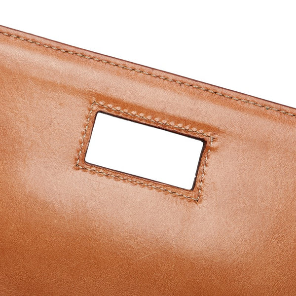 セリーヌ マカダム 斜め掛け ショルダーバッグ  ブラウン PVC レザー レディース CELINE 【中古】