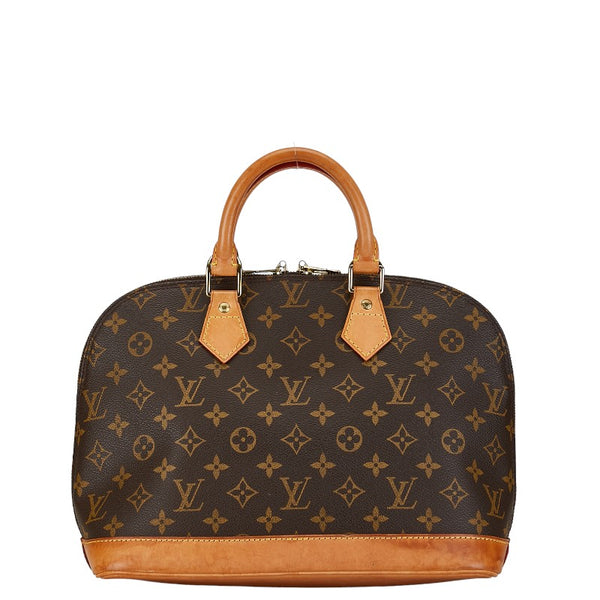 ルイ ヴィトン モノグラム アルマPM ハンドバッグ M51130 ブラウン PVC レザー レディース LOUIS VUITTON 【中古】